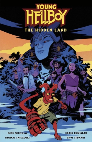 YOUNG HELLBOY THE HIDDEN LAND HC cover image