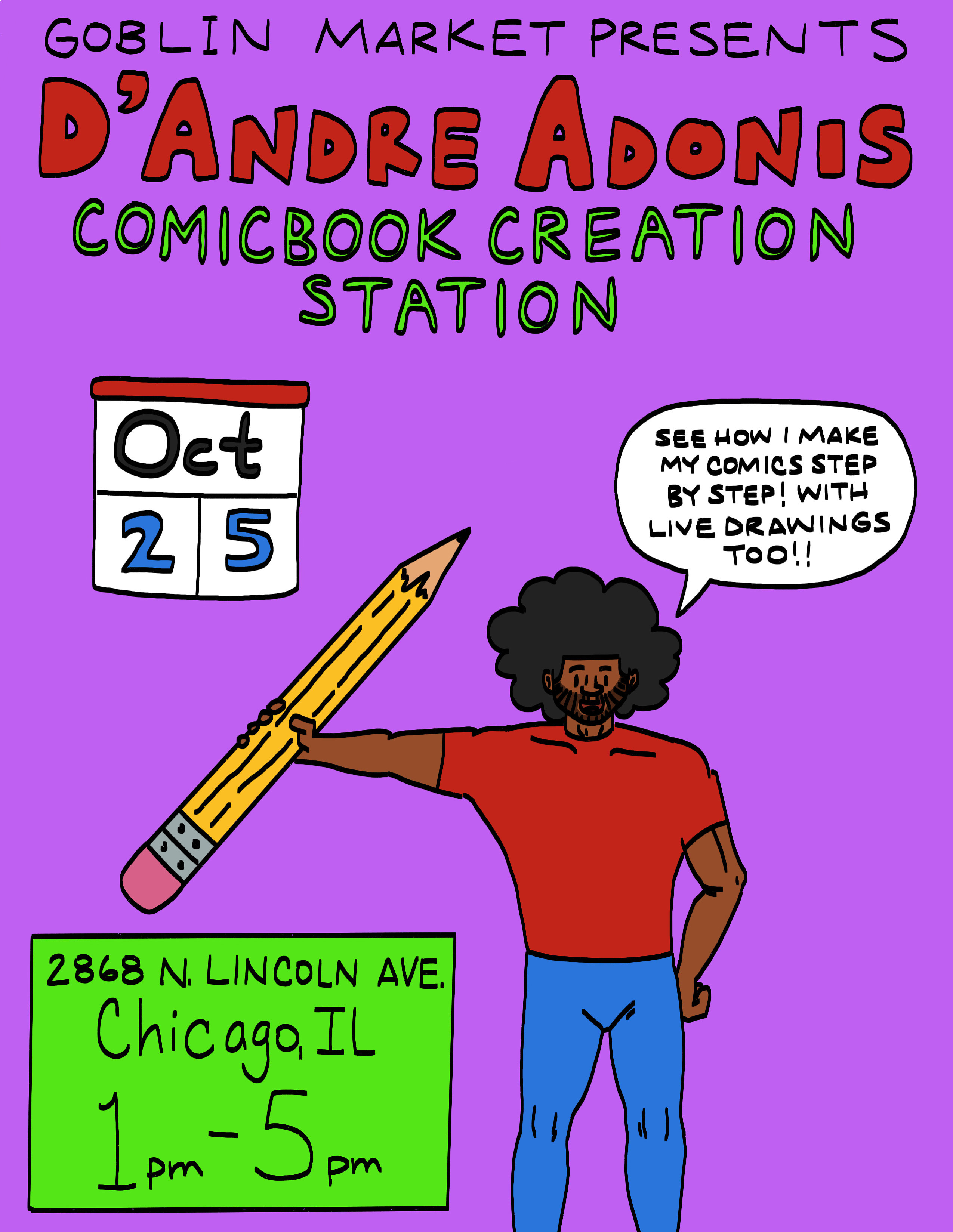 Goblin Market Presents: D'Andre Adonis's Comicbook Creation Station ...