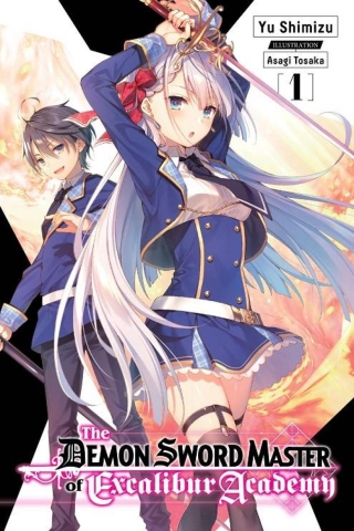 DEMON SWORD MASTER EXCALIBUR ACADEMY NOVEL SC VOL 01 cover image