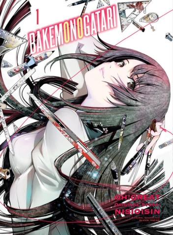 Bakemonogatari (Manga) Vol. 1 cover image