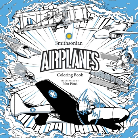 Airplanes: A Smithsonian Coloring Book cover image
