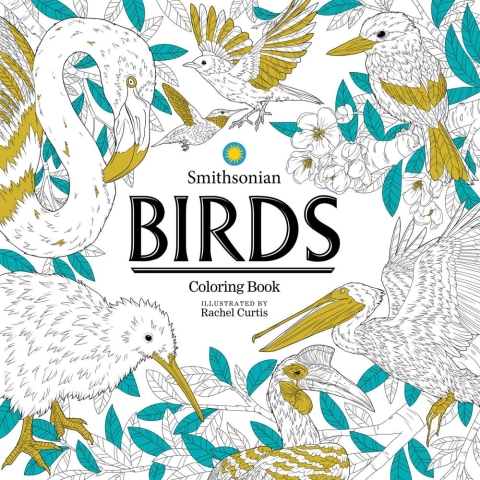 Birds: A Smithsonian Coloring Book cover image