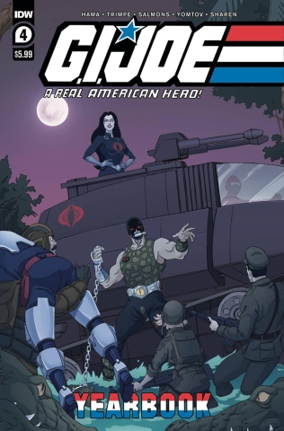 GI JOE A REAL AMERICAN HERO YEARBOOK #4 cover image