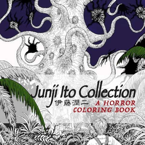 Junji Ito Collection: A Horror Coloring Book cover image