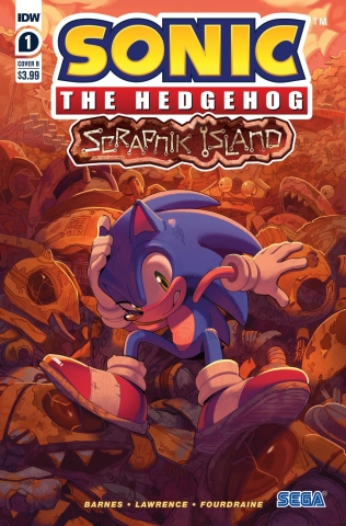 SONIC THE HEDGEHOG SCRAPNIK ISLAND #1 VAR B KIM CVR B cover image
