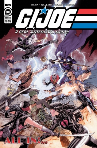 GI JOE A REAL AMERICAN HERO #300 VAR C DIAZ cover image