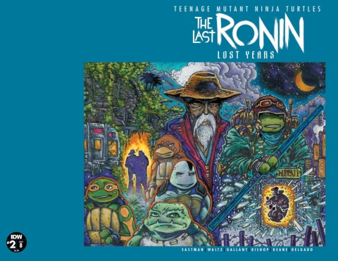 TEENAGE MUTANT NINJA TURTLES THE LAST RONIN--LOST YEARS #2 VAR B EASTMAN AND BISHOP CVR B cover image