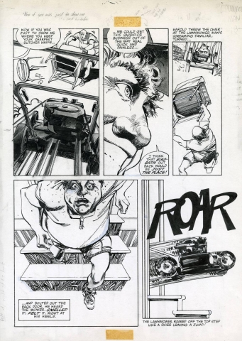 WALTER SIMONSONS LAWNMOWER MAN ARTIST ED PORTFOLIO HC cover image
