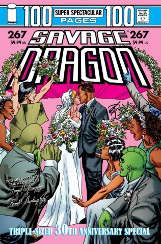 SAVAGE DRAGON #267 CVR A LARSEN (MR) Previously FOC'd on 12/4 cover image