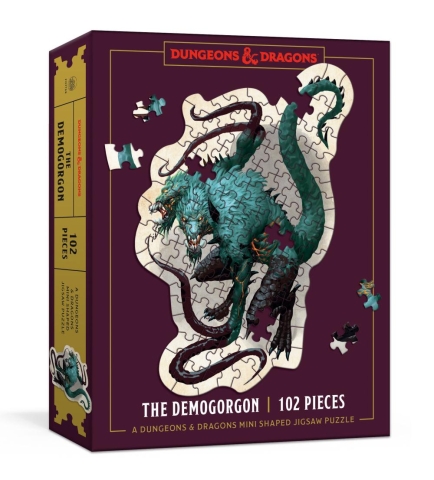 DUNGEONS AND DRAGONS MINI SHAPED JIGSAW PUZZLE THE DEMOGORGON EDITION cover image