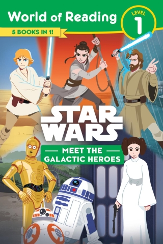 World of Reading Level 1: Star Wars - Meet the Galactic Heroes (5-in-1) cover image