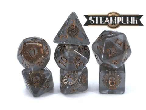 Steampunk Inclusion Dice - 7-Die Sets cover image