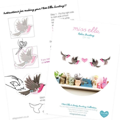Miss Ella - DIY Bunting Kit: Robins cover image