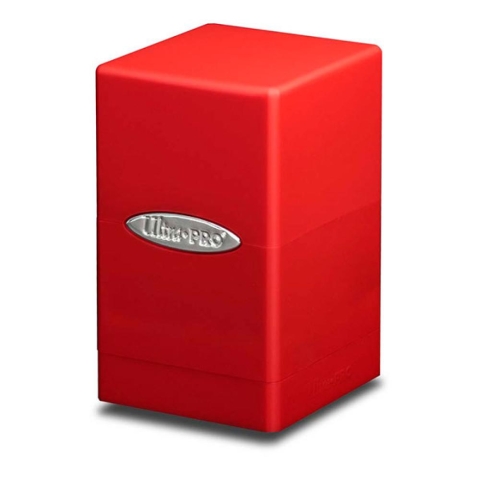 Deckbox: Satin Tower 100+ - Apple Red cover image