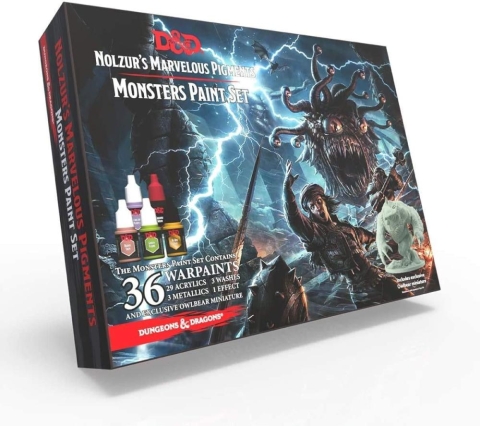 D&D Nolzur's Marvelous Pigments: Monsters Paint Set cover image