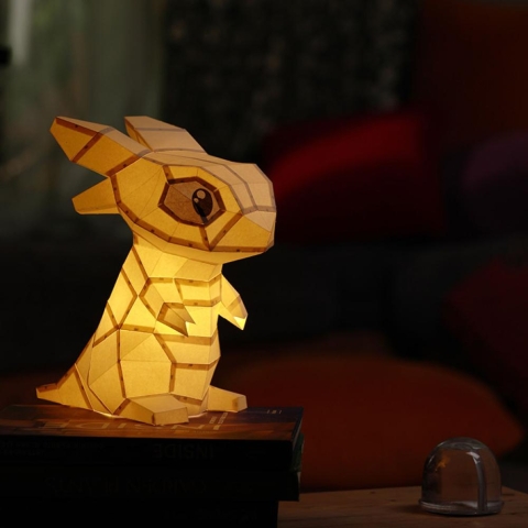 PaperCraft Baby Dragon 3D Origami Lamp  cover image