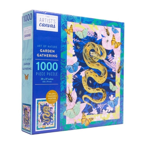 Art of Nature: Garden Gathering Jigsaw Puzzle (1,000 Pieces) cover image