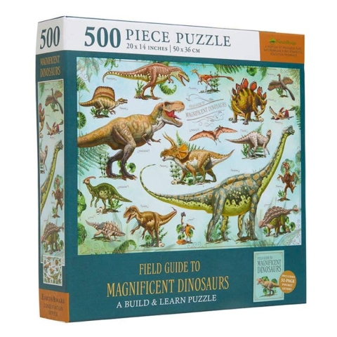 Field Guide to Magnificent Dinosaurs Jigsaw Puzzle cover image