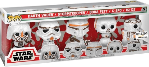 Funko Pop! Star Wars Holiday: Snowman 5 Pack cover image