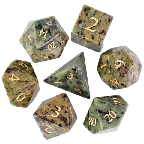 Jasper Gemstone Dice Set cover image