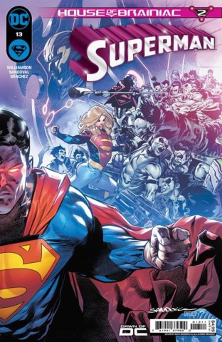 SUPERMAN #13 CVR A RAFA SANDOVAL CONNECTING (HOUSE OF BRAINIAC) cover image