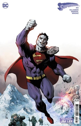 SUPERMAN #13 CVR E JIM LEE ARTIST SPOTLIGHT CARD STOCK VAR (HOUSE OF BRAINIAC) cover image