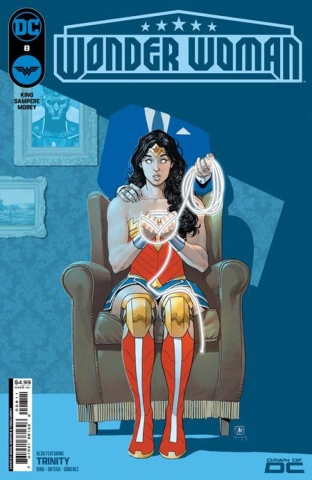 WONDER WOMAN #8 CVR A DANIEL SAMPERE & BELEN ORTEGA cover image