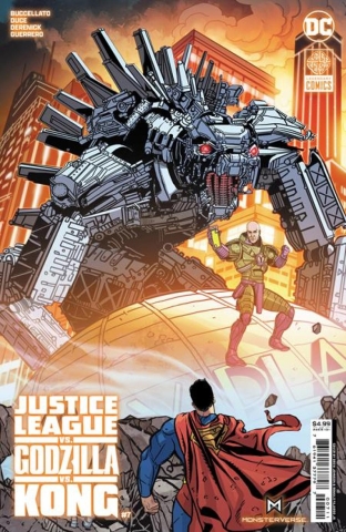 JUSTICE LEAGUE VS GODZILLA VS KONG #7 (OF 7) CVR A DREW JOHNSON cover image