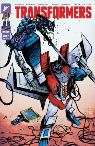 TRANSFORMERS #7 CVR A DANIEL WARREN JOHNSON & MIKE SPICER cover image