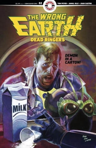 WRONG EARTH DEAD RINGERS #2 (OF 5) CVR B 3 COPY STEVE PUGH IRON MAN HOMAGE UNLOCK VAR cover image