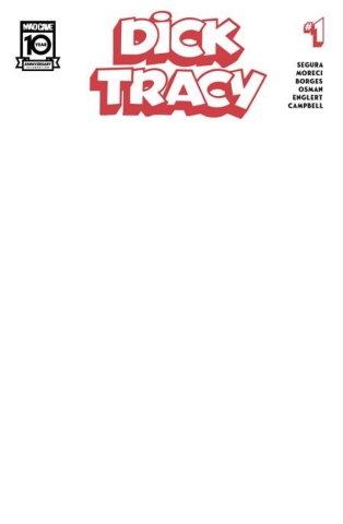 DICK TRACY #1 CVR D BLANK SKETCH VAR cover image