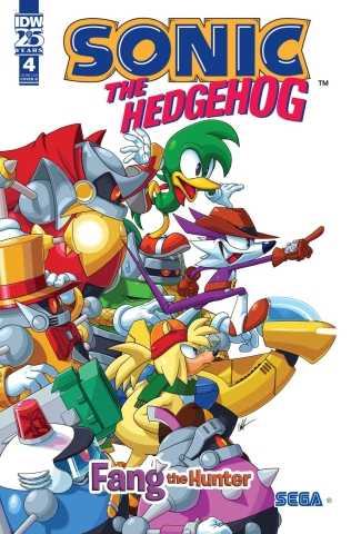 SONIC THE HEDGEHOG FANG THE HUNTER #4 VAR B MCGRATH CVR B cover image