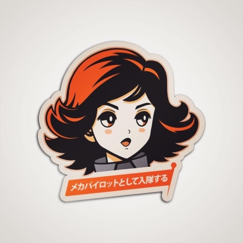 Fabled Creative Co: Enlist as a Mech Pilot! Sticker cover image