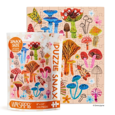 WerkShoppe - Mushroom Patch (100 Piece Puzzle Snax) cover image
