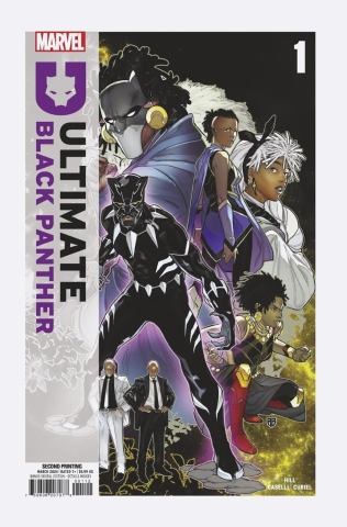 ULTIMATE BLACK PANTHER #1 RB SILVA 2ND PRINTING VAR CVR A cover image