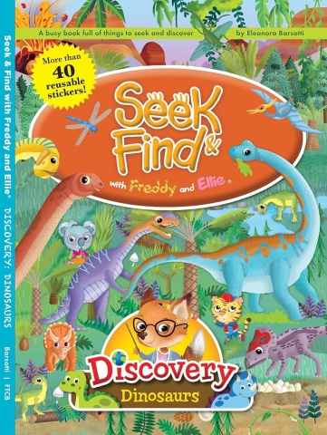 Seek & Find with Freddy and Ellie - Discovery: Dinosaurs cover image