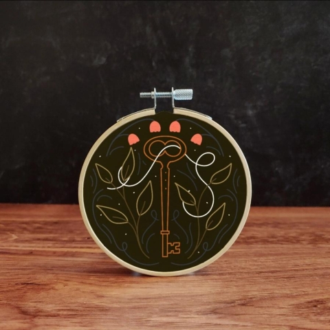 Holly Oddly - Embroidery Kit: Key cover image