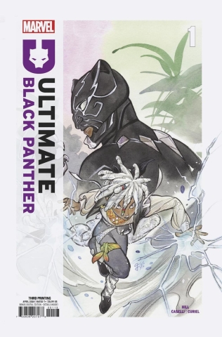 ULTIMATE BLACK PANTHER #1 PEACH MOMOKO 3RD PRINTING VAR CVR A cover image