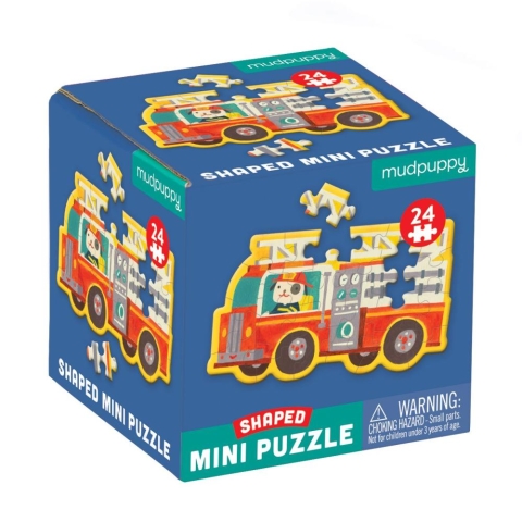 Firetruck Shaped Mini Puzzle cover image