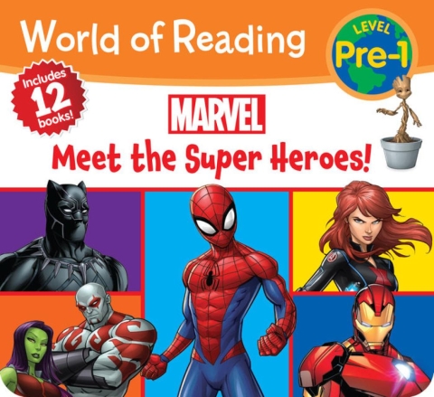 World of Reading Pre-Level 1: Marvel - Meet the Super Heroes! Boxed Set cover image
