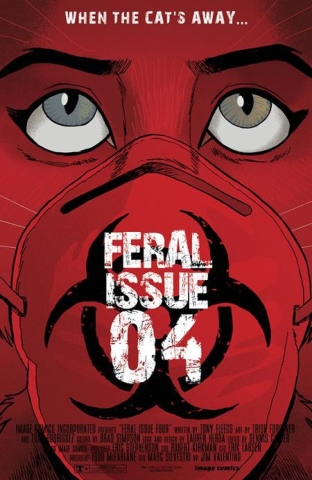 FERAL #4 CVR B TONY FLEECS & TRISH FORSTNER HOMAGE VAR cover image