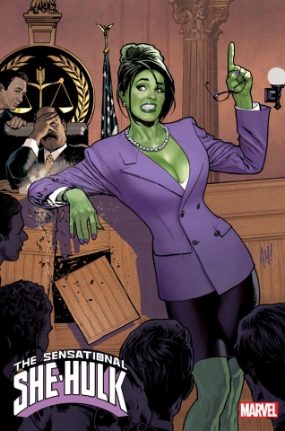 SENSATIONAL SHE-HULK #9 ADAM HUGHES VAR CVR B cover image