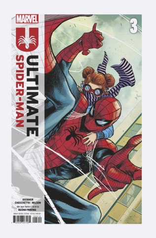 ULTIMATE SPIDER-MAN #3 MARCO CHECCHETTO 2ND PRINTING VAR CVR A cover image