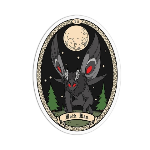 Girls Printing House - Moth Man Sticker cover image