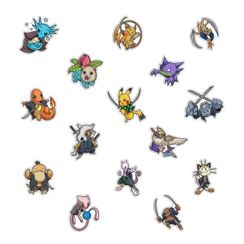 Girls Printing House - Pokemon stickers cover image