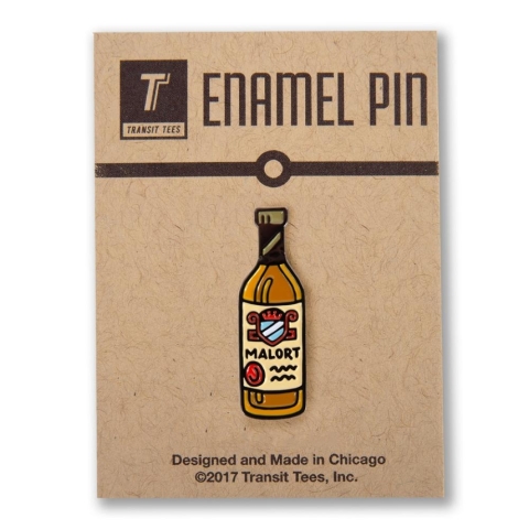 Transit Tees - Malort Enamel Pin cover image