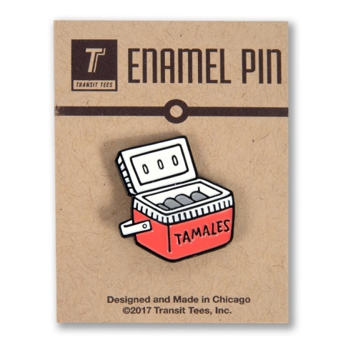 Transit Tees - Tamale Cooler Icon Enamel Pin cover image