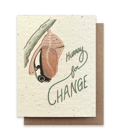 Small Victories - Hurray For Change Butterfly Plantable Wildflower Seed Card cover image