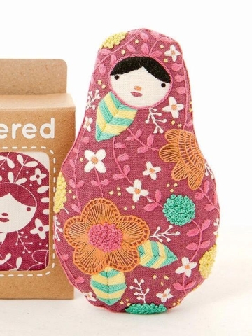 Kiriki Press Embroidery Kit: Matryoshka cover image