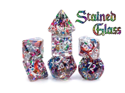 Stained Glass Inclusion Dice - 11-Die Set cover image